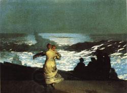 Winslow Homer A Summer Night oil painting picture